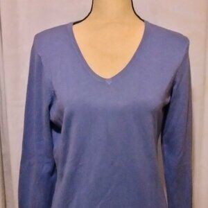 Purple long sleeve light sweater